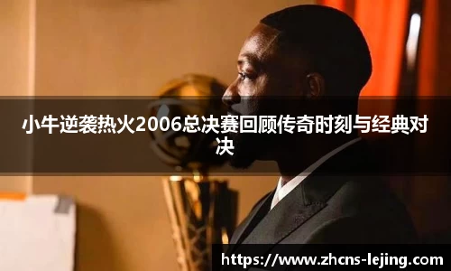 小牛逆袭热火2006总决赛回顾传奇时刻与经典对决